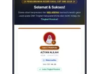 Siswi MIS Arifah Juara pada OMI Tingkat Kabupaten/Kota dan resmi melaju ke Tingkat Provinsi